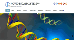 Desktop Screenshot of kovidbioanalytics.com