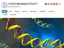 Tablet Screenshot of kovidbioanalytics.com